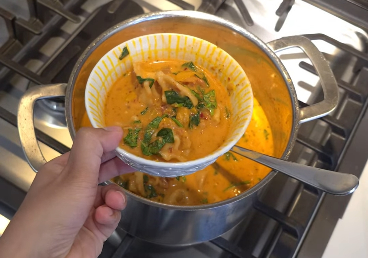 Creamy Tortellini Soup